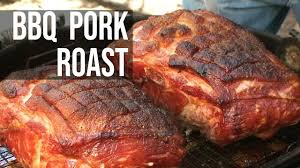 Place roast on a rack in a roasting pan; Bbq Pork Roast Recipe Bbq Put Boys Youtube