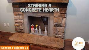 Diy Concrete Hearth Fireplace