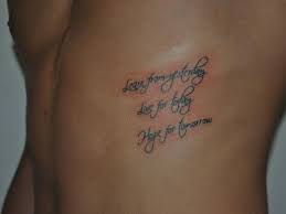 tattoo-quotes-learn-form-yesterday.jpg via Relatably.com