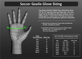 Sondico Goalkeeper Glove Size Chart Images Gloves And