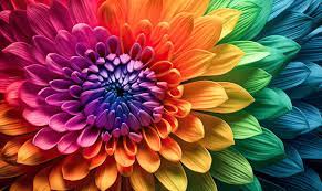 rainbow flower images browse 270