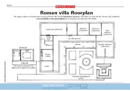 Roman Villa Floor Plan Free Primary Ks2 Teaching Resource Scholastic