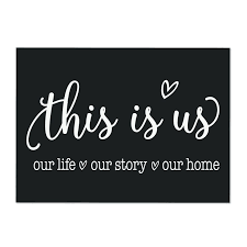 New Home Family Wall Decor Sign Gift