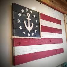 Nautical American Flag Wall Hanging
