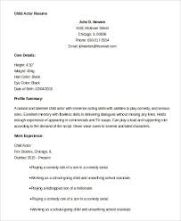        Sample Resume For Professional Acting     Category New    