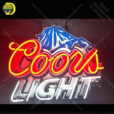 New Coors Light Neon Sign With Hd Vivid Printing Technology Beer Bar Paint Mountain Beer Pub Decor Neon Light Signs Iconic Sign Neon Bulbs Tubes Aliexpress
