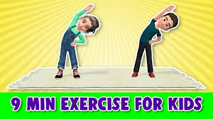 9 min exercise for kids home workout