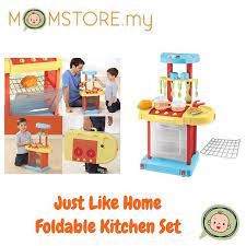 Little tikes cook 'n pretend kitchen appliances sound like the real deal; Just Like Home Foldable Kitchen Playset Shopee Malaysia
