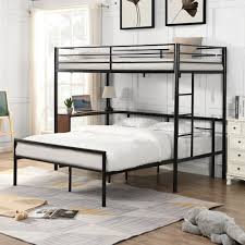 Twin Over Full Metal Bunk Bed With