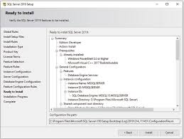 installing and configuring sql server