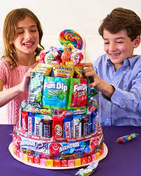 Candy Birthday Cake For Boy gambar png