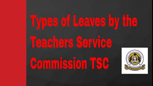 tsc types of leaves for teachers in