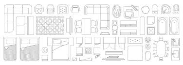 Floor Plan Icons Vector Art Icons And