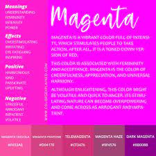 meaning of the color magenta symbolism