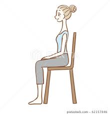 woman sitting in a chair looking