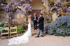 wisteria wedding at pencarrow