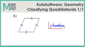 Students can practice the questions of quadrilateral worksheet before the answers for quadrilateral worksheet are given below to check the exact answers of the above questions. Kutasoftware Geometry Classifying Quadrilaterals Youtube