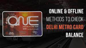 how to check metro card balance offline