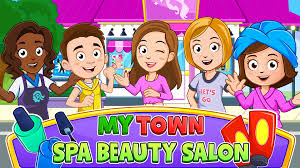 my town spa beauty salon my town games