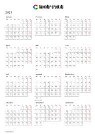 Jahreskalender 2022 mit feiertagen und kalenderwochen (kw) in 19 varianten, a4, hoch & quer. Kostenlos Kalender Zum Selbst Ausdrucken Fur 2021 Und 2022 Kalender Druck De
