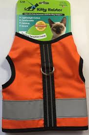 Kitty Holster Reflective Safety Vest Outrageous Orange