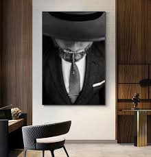 Elegant Man Portrait Wall Art Light