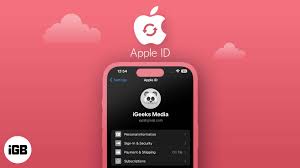 how to change apple id on iphone ipad