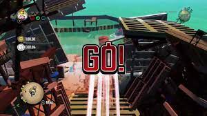 The LEGO NINJAGO Movie Video Game】Ninjago City Docks Race - YouTube