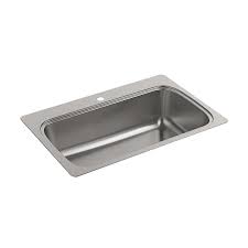 Maybe you would like to learn more about one of these? Kohler Verse Drop In 33 In X 22 In Stainless Steel Single Bowl 1 Hole Kitchen Sink In The Kitchen Sinks Department At Lowes Com