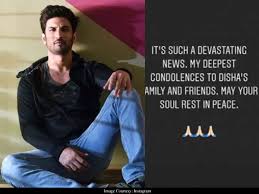 Latest bollywood news, bollywood news today, bollywood celebrity news, breaking news, celeb. It S Such A Devastating News Sushant Singh Rajput Mourns The Loss Of His Ex Manager Hindi Movie News Times Of India