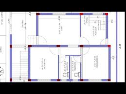 30 40 North Face 2bhk House Plan