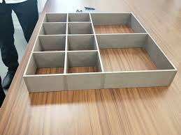 diy custom drawer divider in pvc for