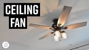 install a ceiling fan check description