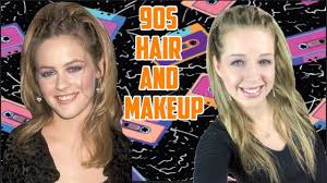90s hair and makeup how i did my