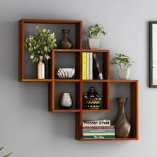 Polished Wooden Decorative Wall Racks