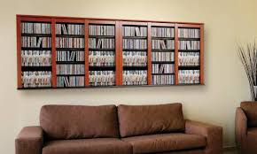 Triple Floating Dvd Wall Storage