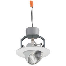 Lithonia Lighting 6 In Matte 2700k White Recessed Adjustable Gimbal Module 6igmw Led 27k 90cri M6 The Home Depot
