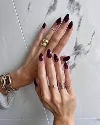 burgundy nails are this autumn s most
