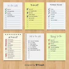 premium vector colorful to do list