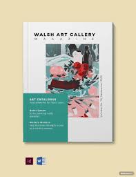 free art catalog template in