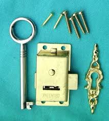 cabinet door lock set key curio china