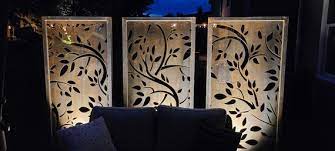 Outdoor Privacy Screen Metal Wall Art