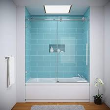 Home hardware's got you covered. Buy Sunny Shower Glass Door Sliding Shower Enclosure With 38 In Clear Glass Stainless Steel Hardware 60 In W X 76 In H Black Frameless Shower Door Online In Kuwait B0832grsr5
