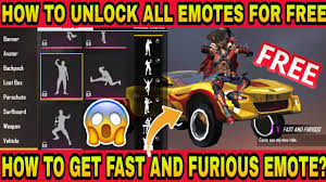 Free fire mod apk ko kaise download karen unlimited diamond and coin kaise hack karen free fire mein. How To Unlock All Emotes In Freefire How To Get Fast And Furious Car Emote 101 Working Trick Youtube