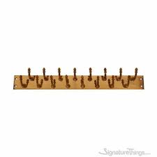 Brass Acorn Double Row Hook Bar 2 H