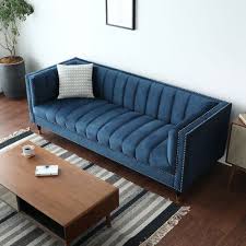 Feo Chesterfield 3 Seater Sofa Blue