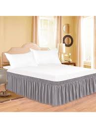 1pc Bed Skirt For Queen Size Bed 15