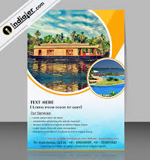 free travel poster psd design templates