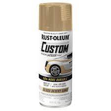Rust Oleum Automotive 11 Oz Gloss Desert Sand Custom Lacquer Spray Paint Case Of 6