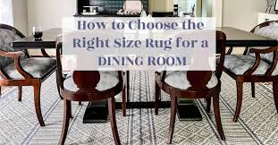 How Big Should A Dining Room Rug Be
